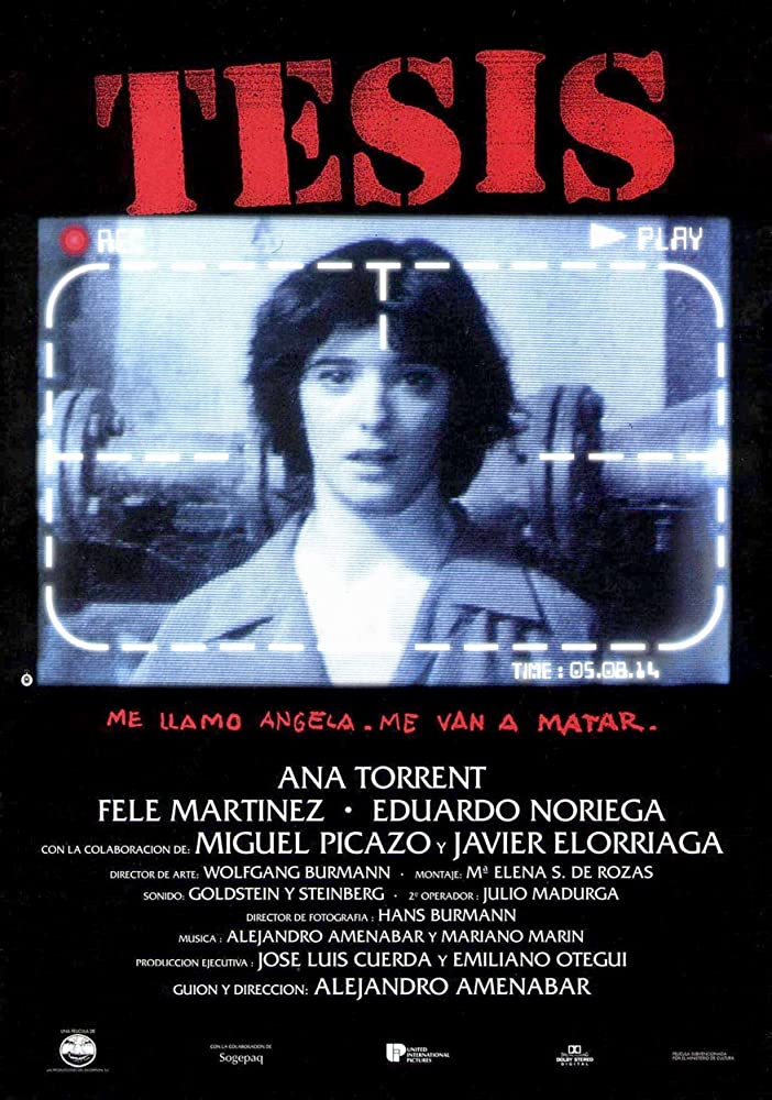 مشاهدة فيلم Tesis 1996 اون لاين